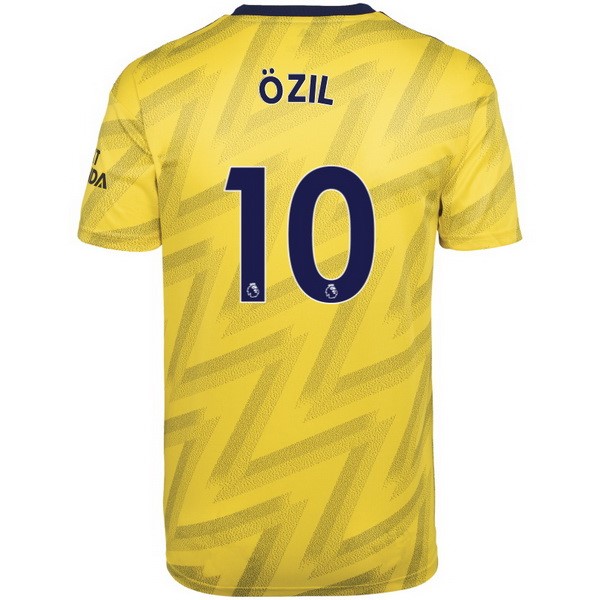 Camiseta Arsenal NO.10 Ozil 2ª 2019/20 Amarillo